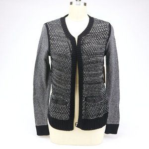 NWT Ella Moss Women's Soft Wool Cotton Blend Sweater Cardigan M